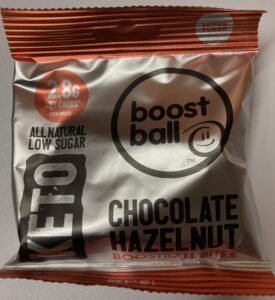 keto boost balls chocolate hazelnut