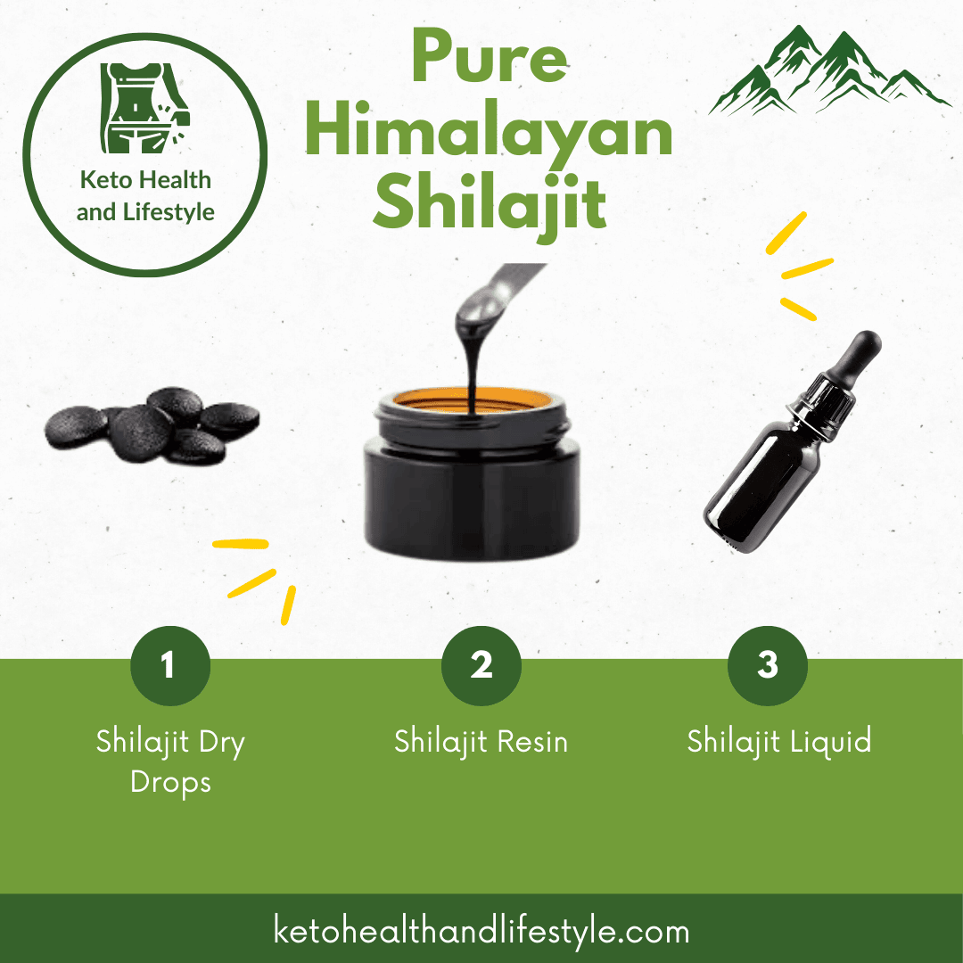 Pure Himalayan shilajit Keto Health and lifestyle