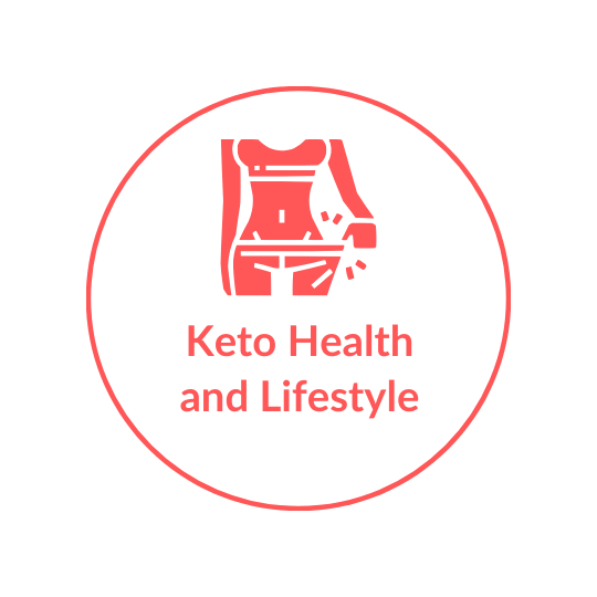 Keto Health and lifestyle logo coral