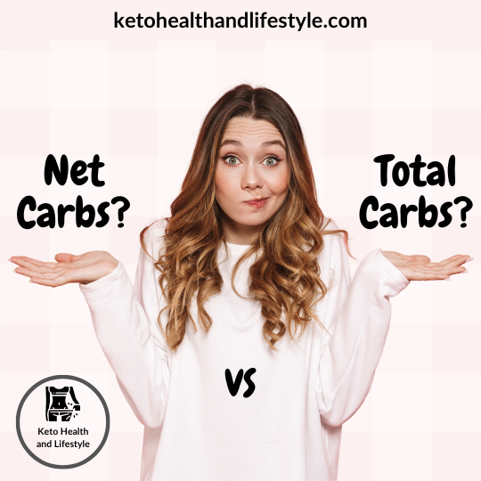 Net carbs versus total carbs Keto dilemma represented by a puzzled woman.