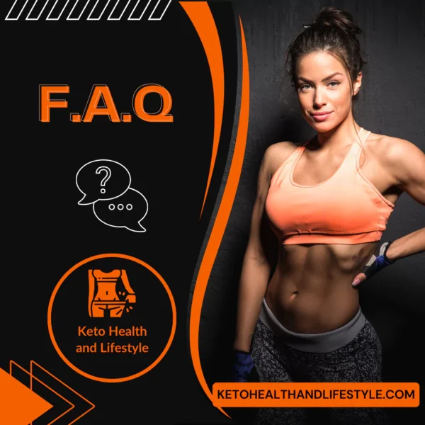 FAQ section for keto diet vs carnivore diets. Keto Health and Lifestyle with a fit model.