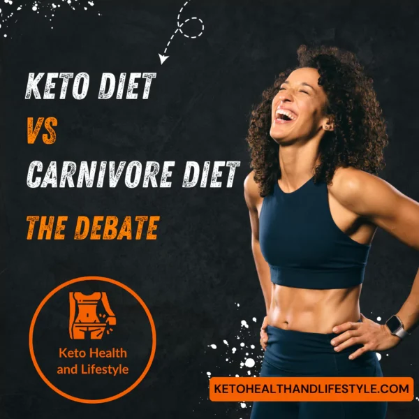 Fitness woman laughing, highlighting keto vs. carnivore debate. Keto Health and Lifestyle