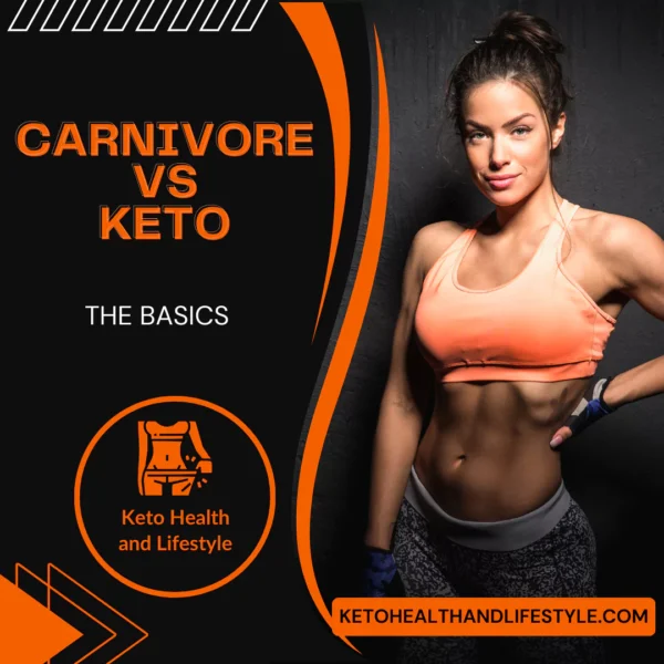 Woman in workout gear promotes a blog on Carnivore vs Keto diets. Keto Health and Lifestyle