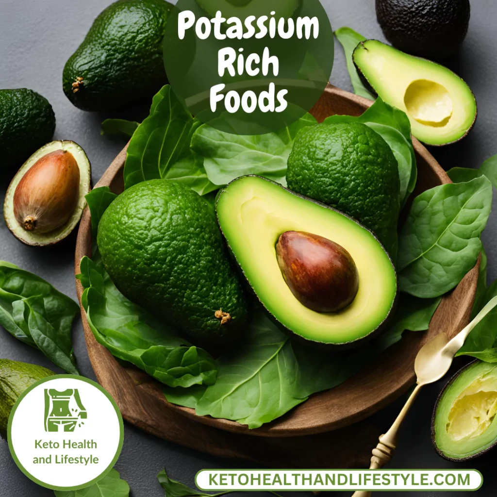 potassium rich foods avacados and spinach Keto Health and lifestyle