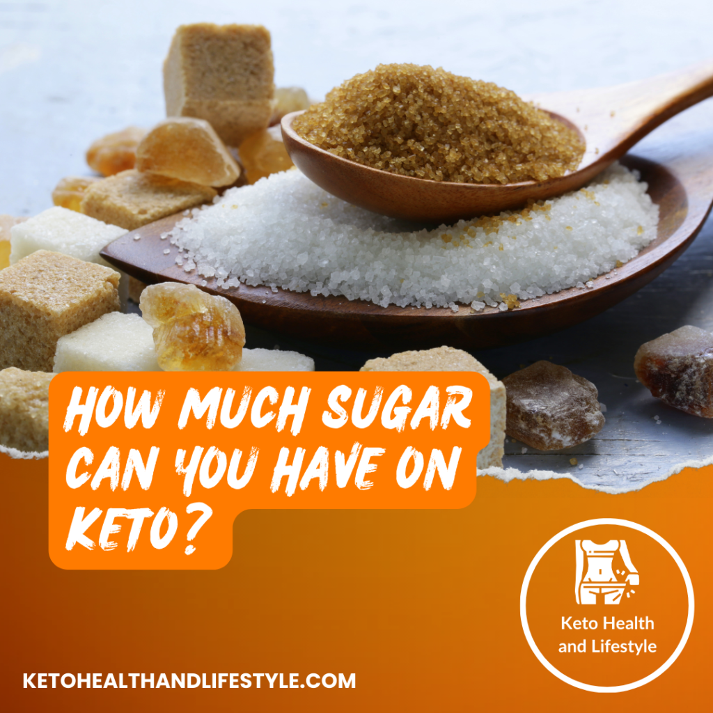 How much sugar can you have on keto? Different types of sugar cubes and crystals on display. Keto Health and Lifestyle