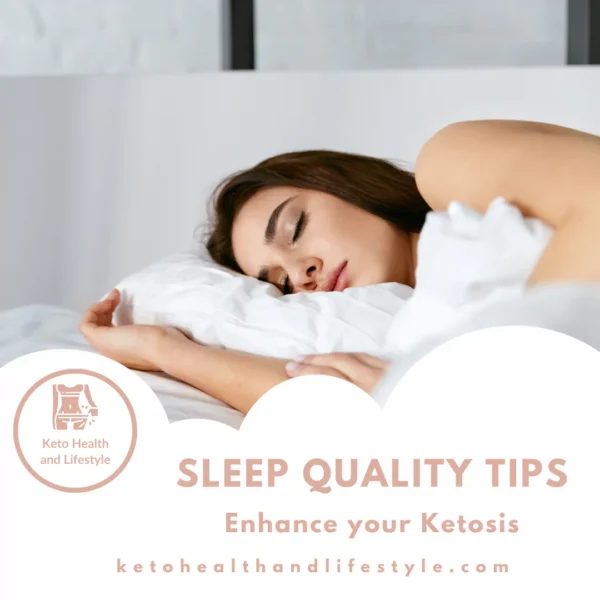 Promoting restful sleep to support keto health and lifestyle.