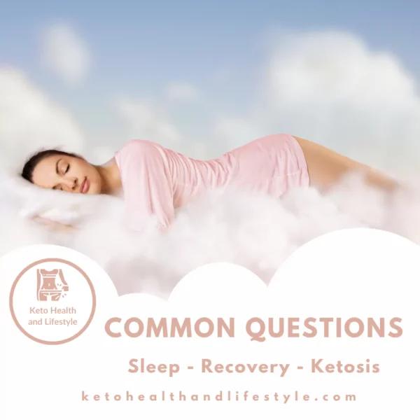 Concept of rest and recovery visualised with woman sleeping on clouds.