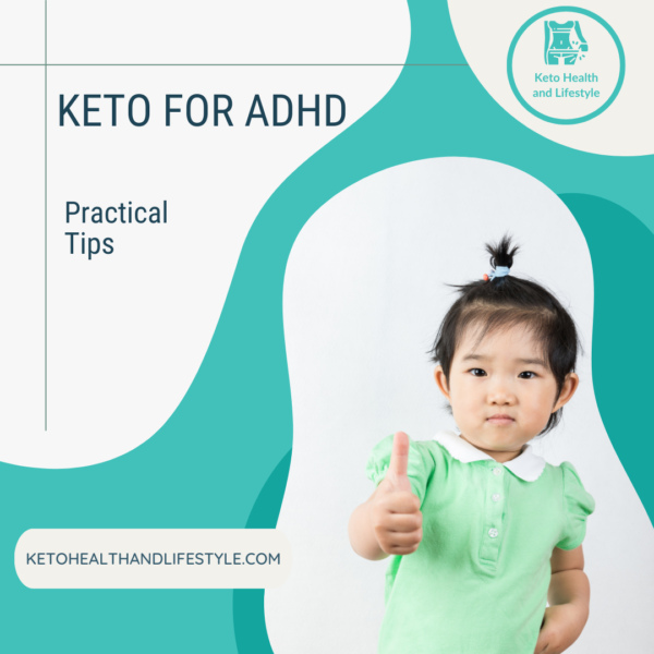 Little girl giving a thumbs up for keto tips on ADHD.