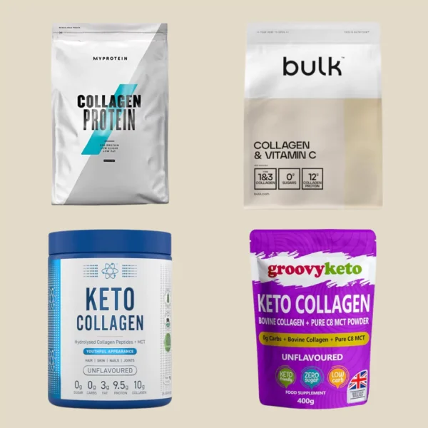 selection of recommended keto collagens