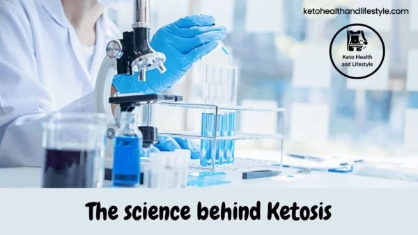 science behind ketosis - a person holding a pipette over test tubes