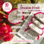 a dragon fruit on a plate asking is dragon fruit keto friendly?