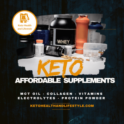 Affordable Keto Supplements Online UK like MCT oil, collagen, vitamins, protein powder and electrolytes from Keto Health and Lifestyle.